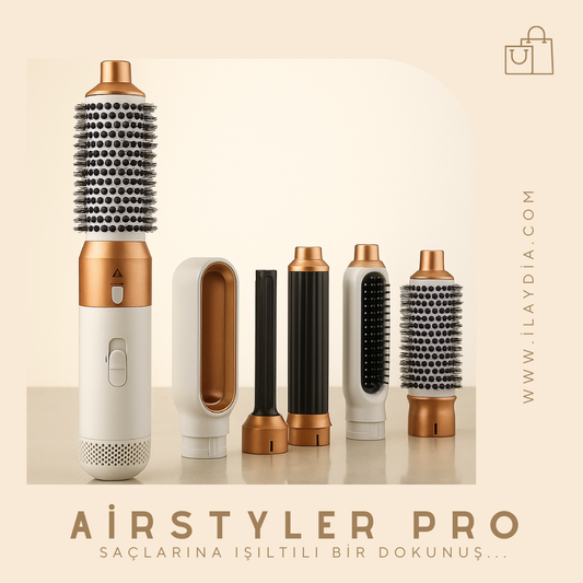 Airstyler 5in1 Pro Hava Üflemeli Saç Şekillendirici ve Kurutma Seti